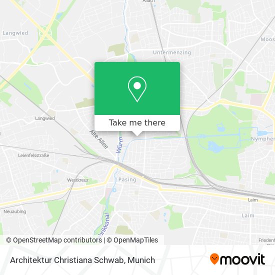 Architektur Christiana Schwab map