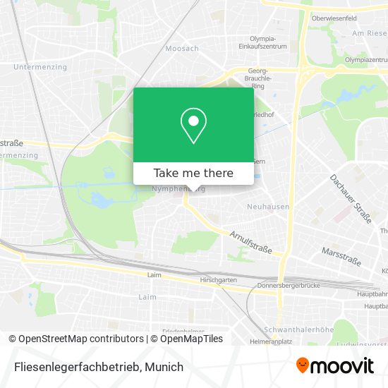 Fliesenlegerfachbetrieb map