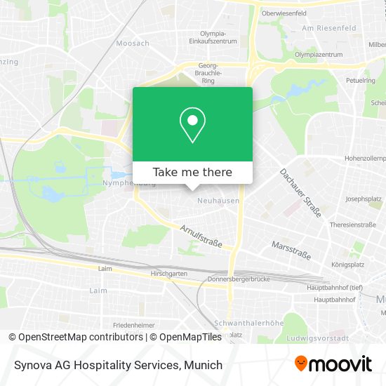 Synova AG Hospitality Services map