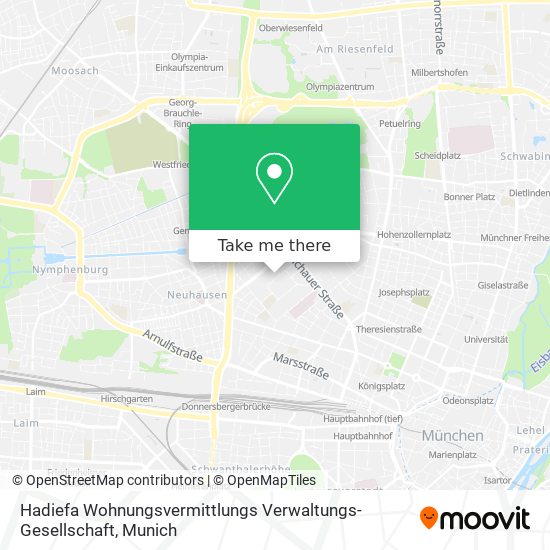 Hadiefa Wohnungsvermittlungs Verwaltungs-Gesellschaft map