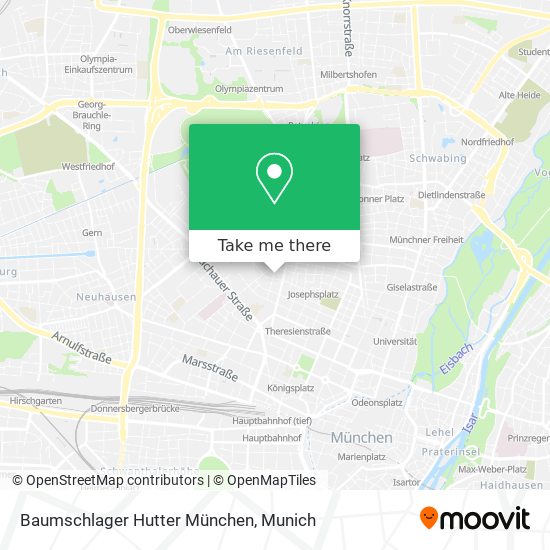 Baumschlager Hutter München map
