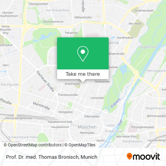 Prof. Dr. med. Thomas Bronisch map