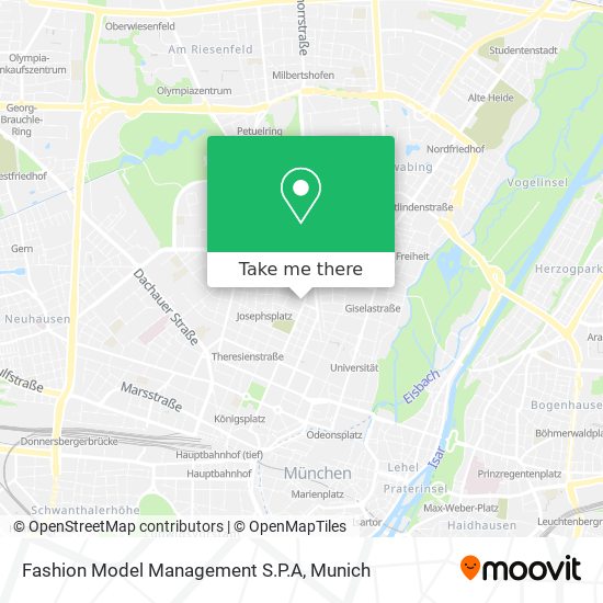 Fashion Model Management S.P.A map