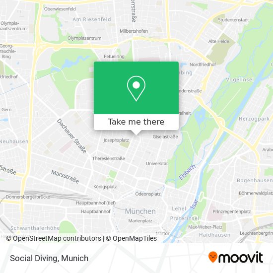 Social Diving map