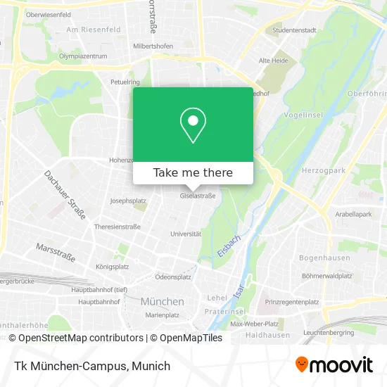 Карта Tk München-Campus