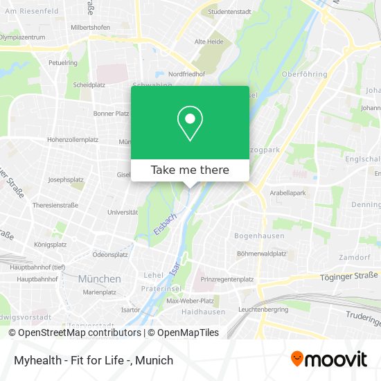 Myhealth - Fit for Life - map