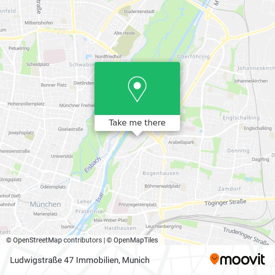 Ludwigstraße 47 Immobilien map