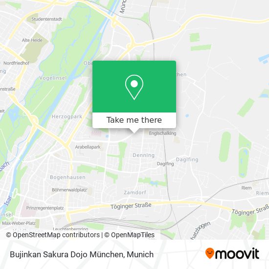 Bujinkan Sakura Dojo München map