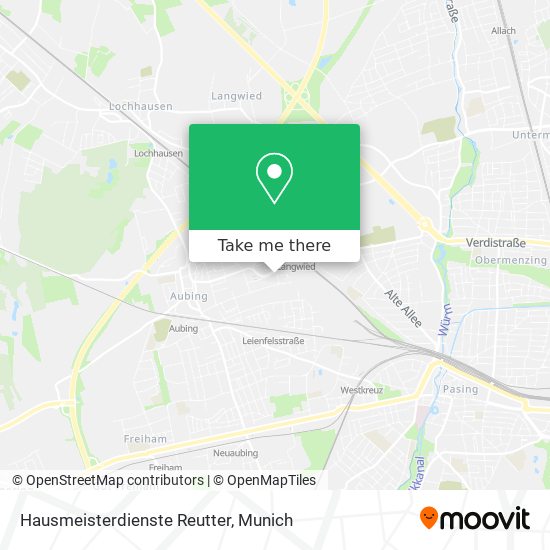 Hausmeisterdienste Reutter map