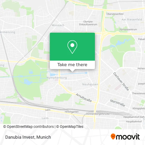 Карта Danubia Invest