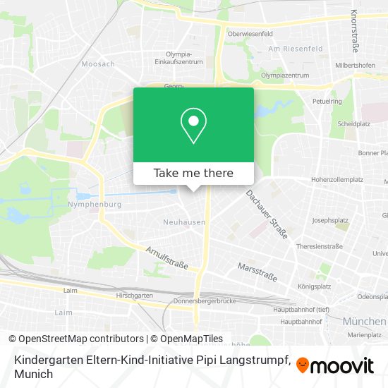 Kindergarten Eltern-Kind-Initiative Pipi Langstrumpf map