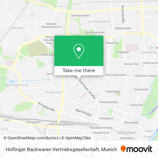 Höflinger Backwaren Vertriebsgesellschaft map