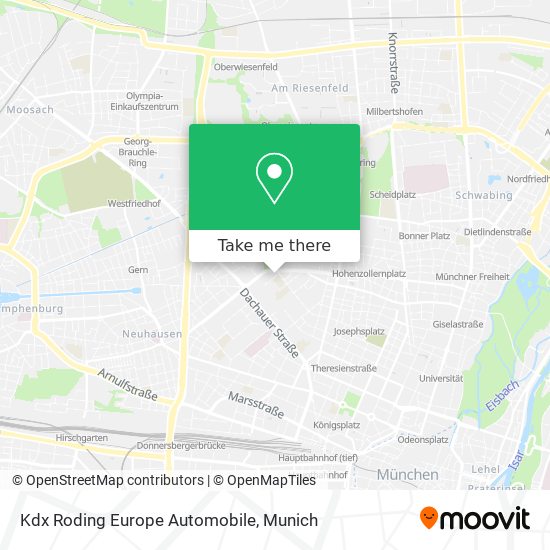 Kdx Roding Europe Automobile map