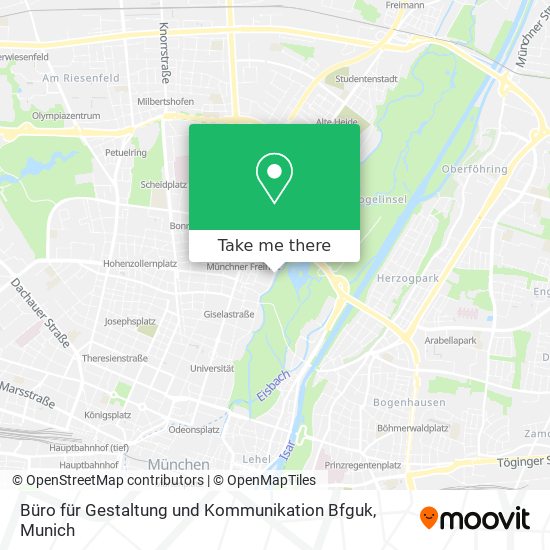 Büro für Gestaltung und Kommunikation Bfguk map