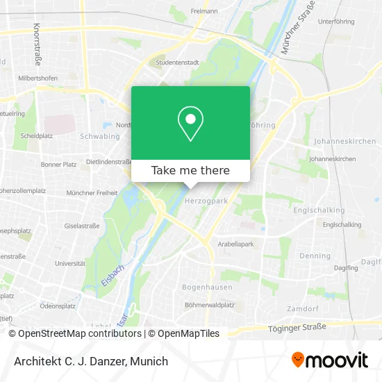 Карта Architekt C. J. Danzer