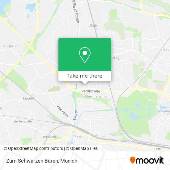 Карта Zum Schwarzen Bären