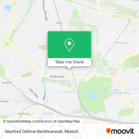 Manfred Oehme Rechtsanwalt map