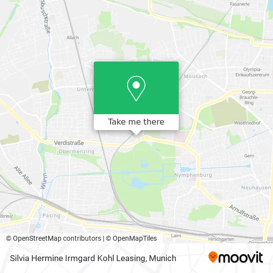 Карта Silvia Hermine Irmgard Kohl Leasing