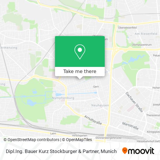 Dipl.Ing. Bauer Kurz Stockburger & Partner map