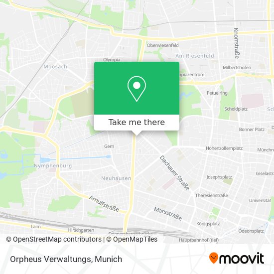 Orpheus Verwaltungs map