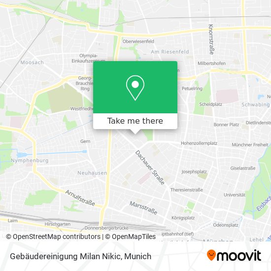 Gebäudereinigung Milan Nikic map