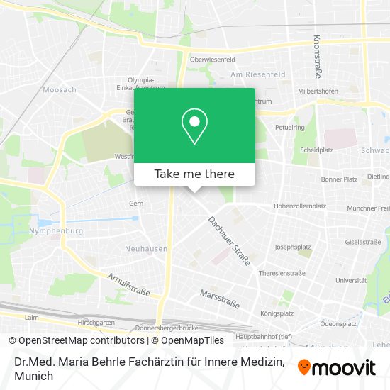 Dr.Med. Maria Behrle Fachärztin für Innere Medizin map