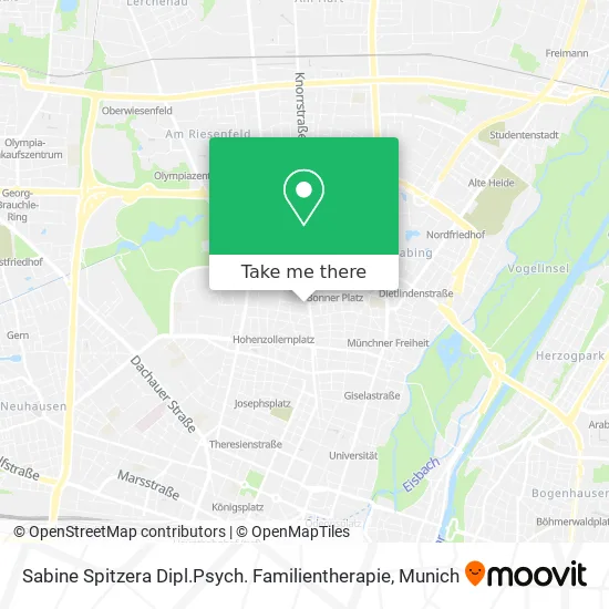 Карта Sabine Spitzera Dipl.Psych. Familientherapie