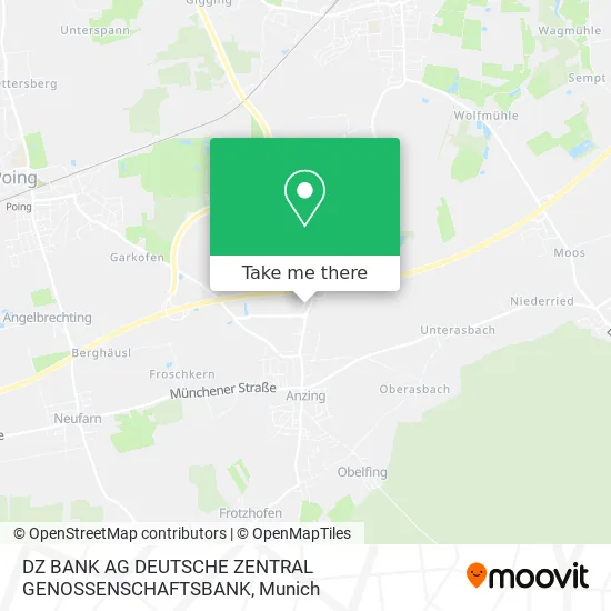 Карта DZ BANK AG DEUTSCHE ZENTRAL GENOSSENSCHAFTSBANK