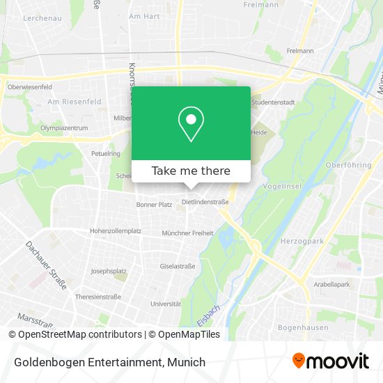 Goldenbogen Entertainment map