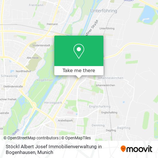 Stöckl Albert Josef Immobilienverwaltung in Bogenhausen map