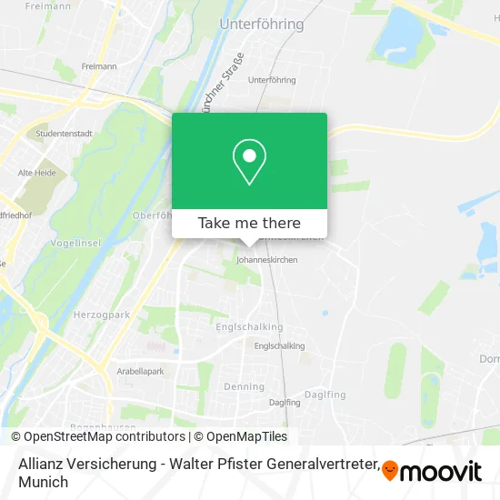 Карта Allianz Versicherung - Walter Pfister Generalvertreter