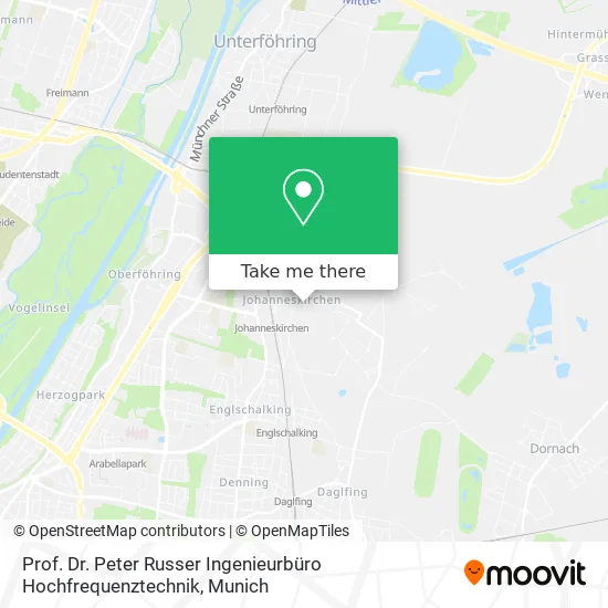 Карта Prof. Dr. Peter Russer Ingenieurbüro Hochfrequenztechnik
