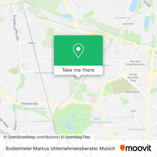 Bodenmeier Markus Unternehmensberater map