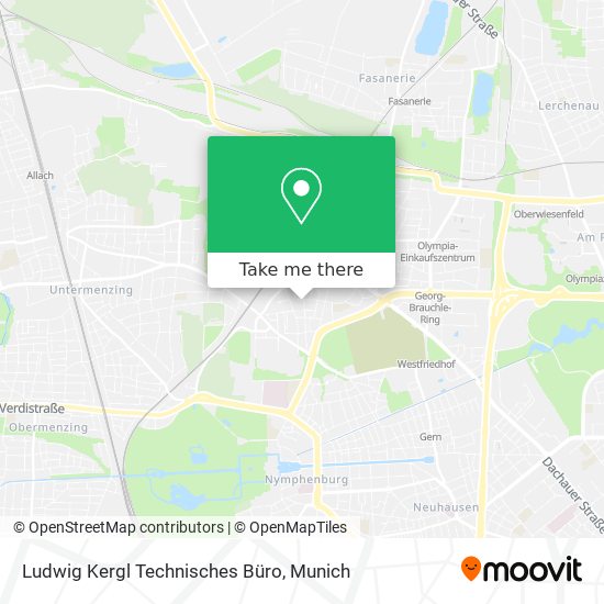 Ludwig Kergl Technisches Büro map