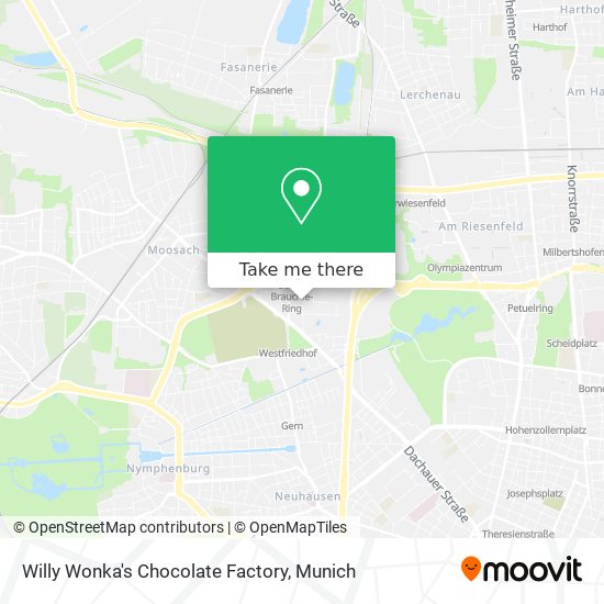 Willy Wonka's Chocolate Factory map