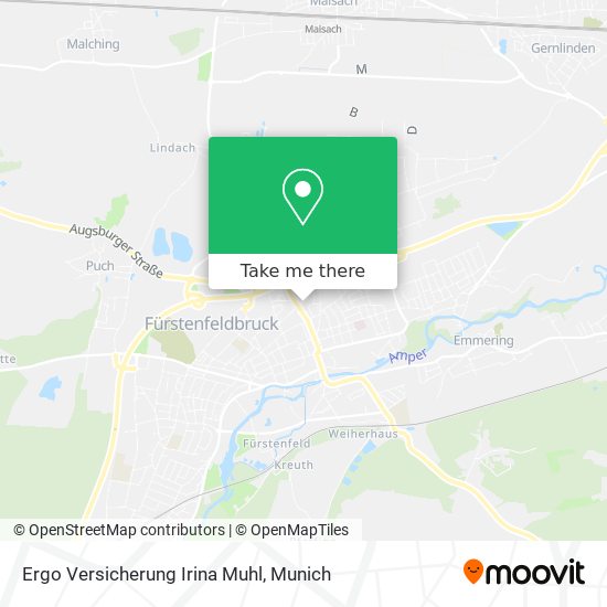 Ergo Versicherung Irina Muhl map