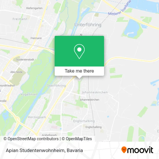 Карта Apian Studentenwohnheim