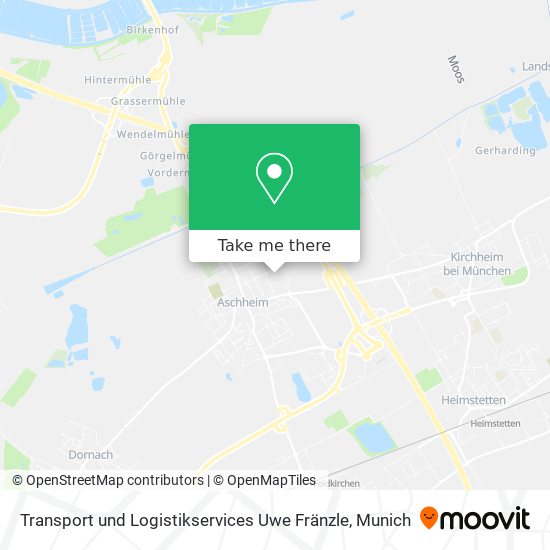 Transport und Logistikservices Uwe Fränzle map