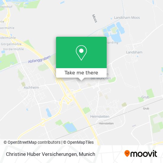 Christine Huber Versicherungen map