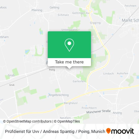 Prüfdienst für Uvv / Andreas Spantig / Poing map