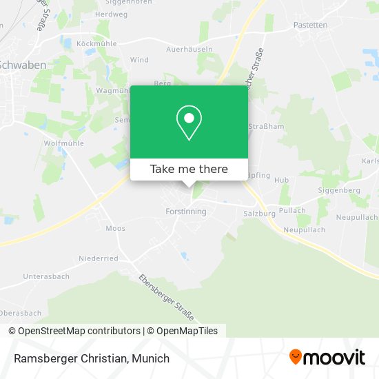 Ramsberger Christian map