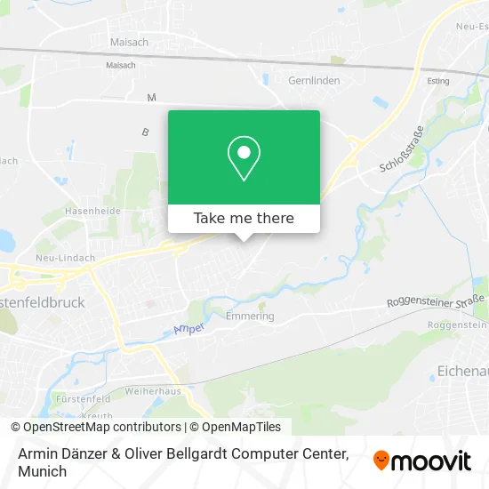 Карта Armin Dänzer & Oliver Bellgardt Computer Center