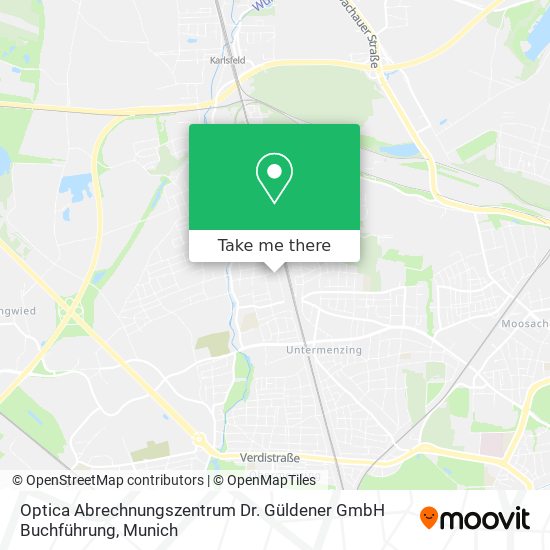Optica Abrechnungszentrum Dr. Güldener GmbH Buchführung map