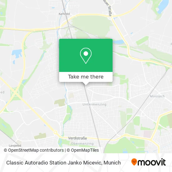 Карта Classic Autoradio Station Janko Micevic