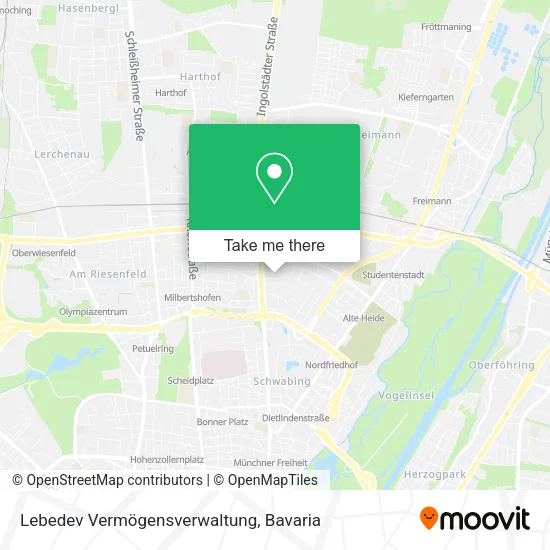 Карта Lebedev Vermögensverwaltung