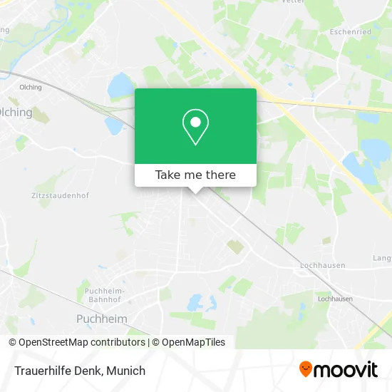 Карта Trauerhilfe Denk