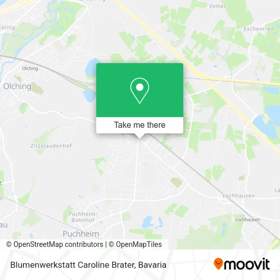 Карта Blumenwerkstatt Caroline Brater