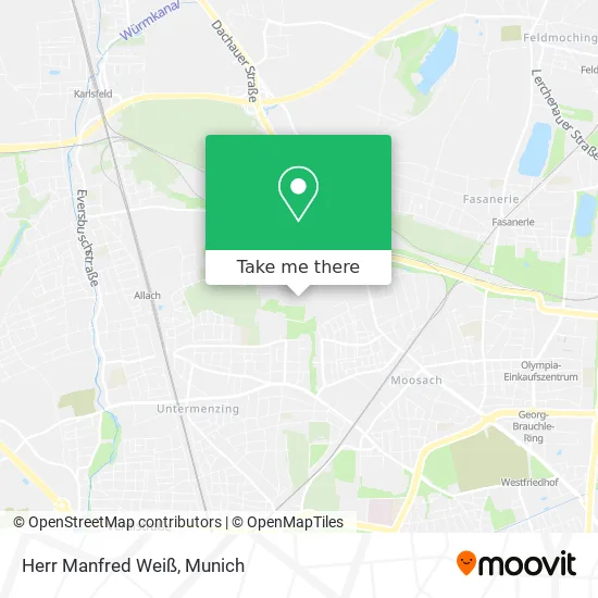 Карта Herr Manfred Weiß