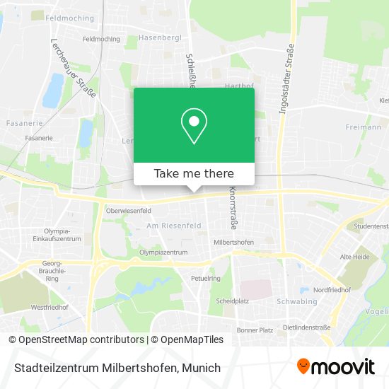 Stadteilzentrum Milbertshofen map