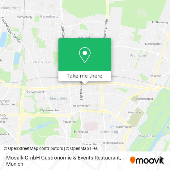 Карта Mosaik GmbH Gastronomie & Events Restaurant